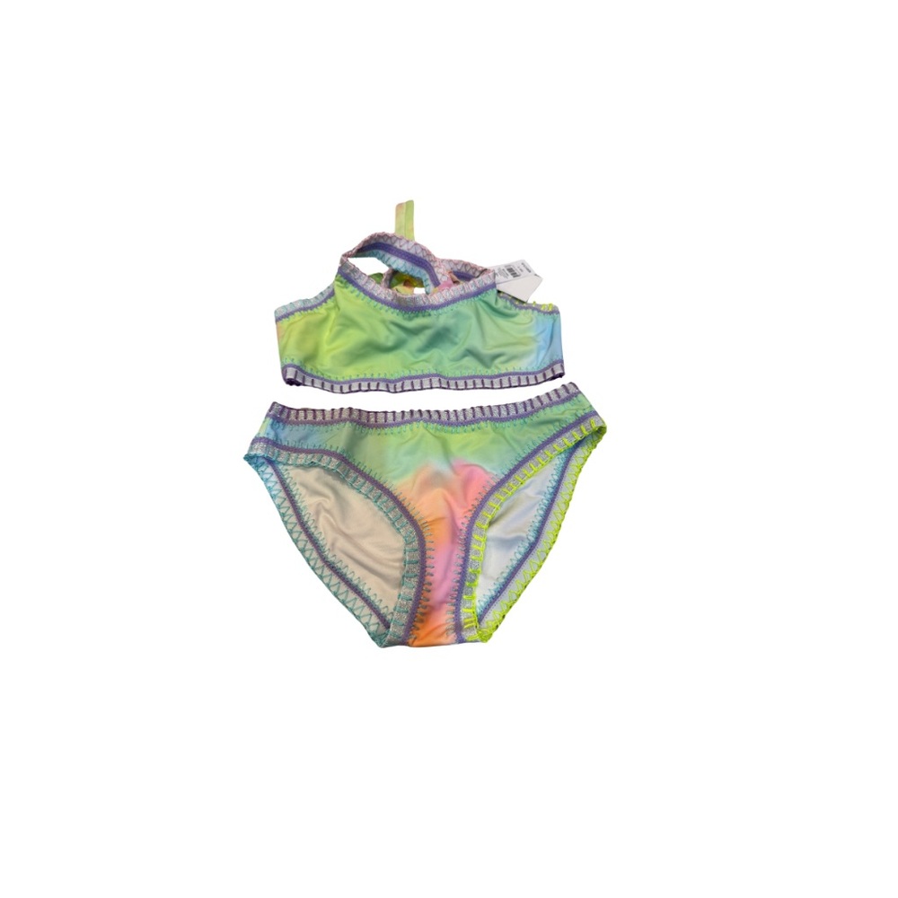 Colorful Two-Piece Swimsuit